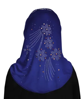 Girl's Aiyah Amira Hijab 1 piece Lycra Pull On Headscarf MADE IN TURKEY