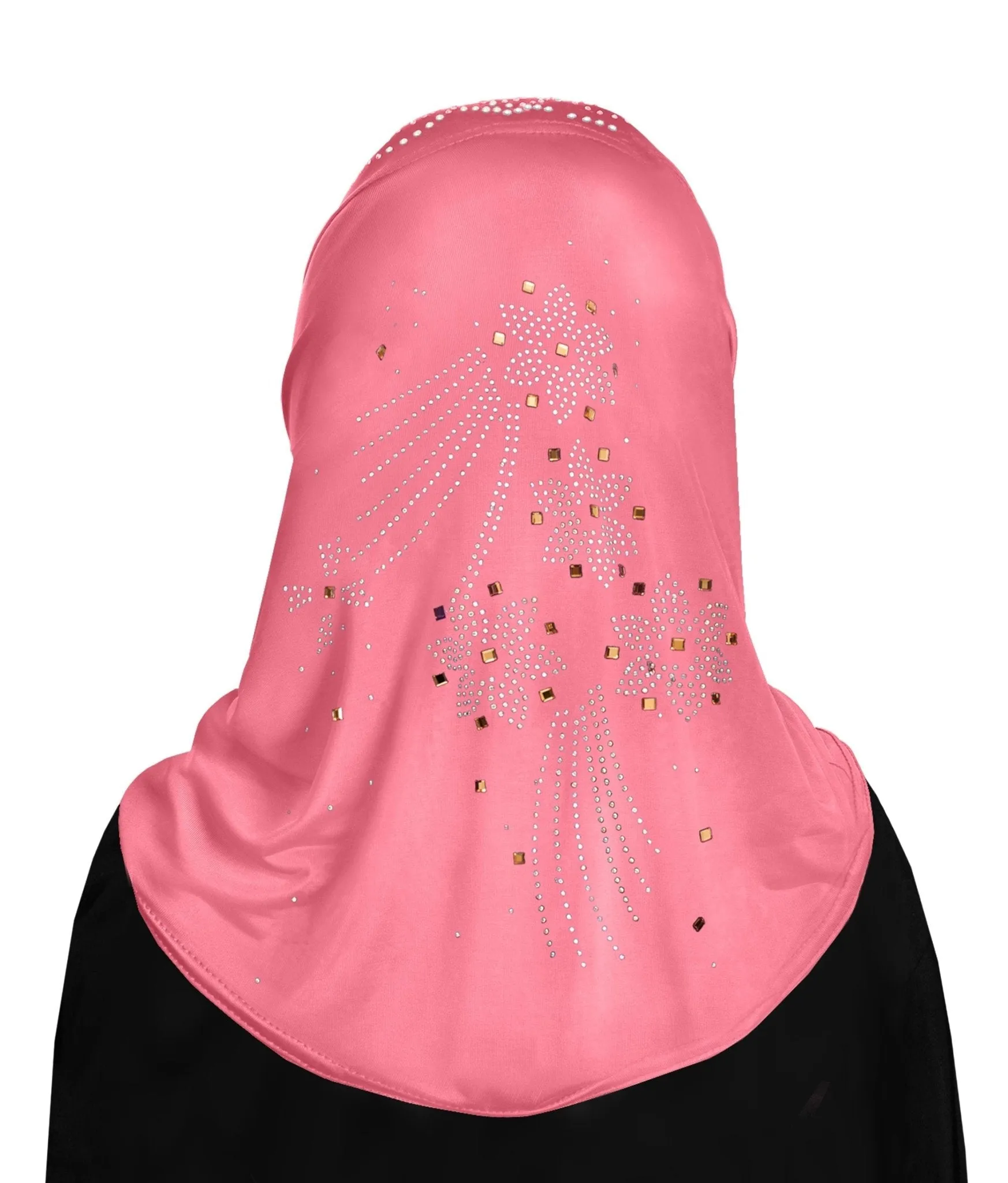 Girl's Aiyah Amira Hijab 1 piece Lycra Pull On Headscarf MADE IN TURKEY