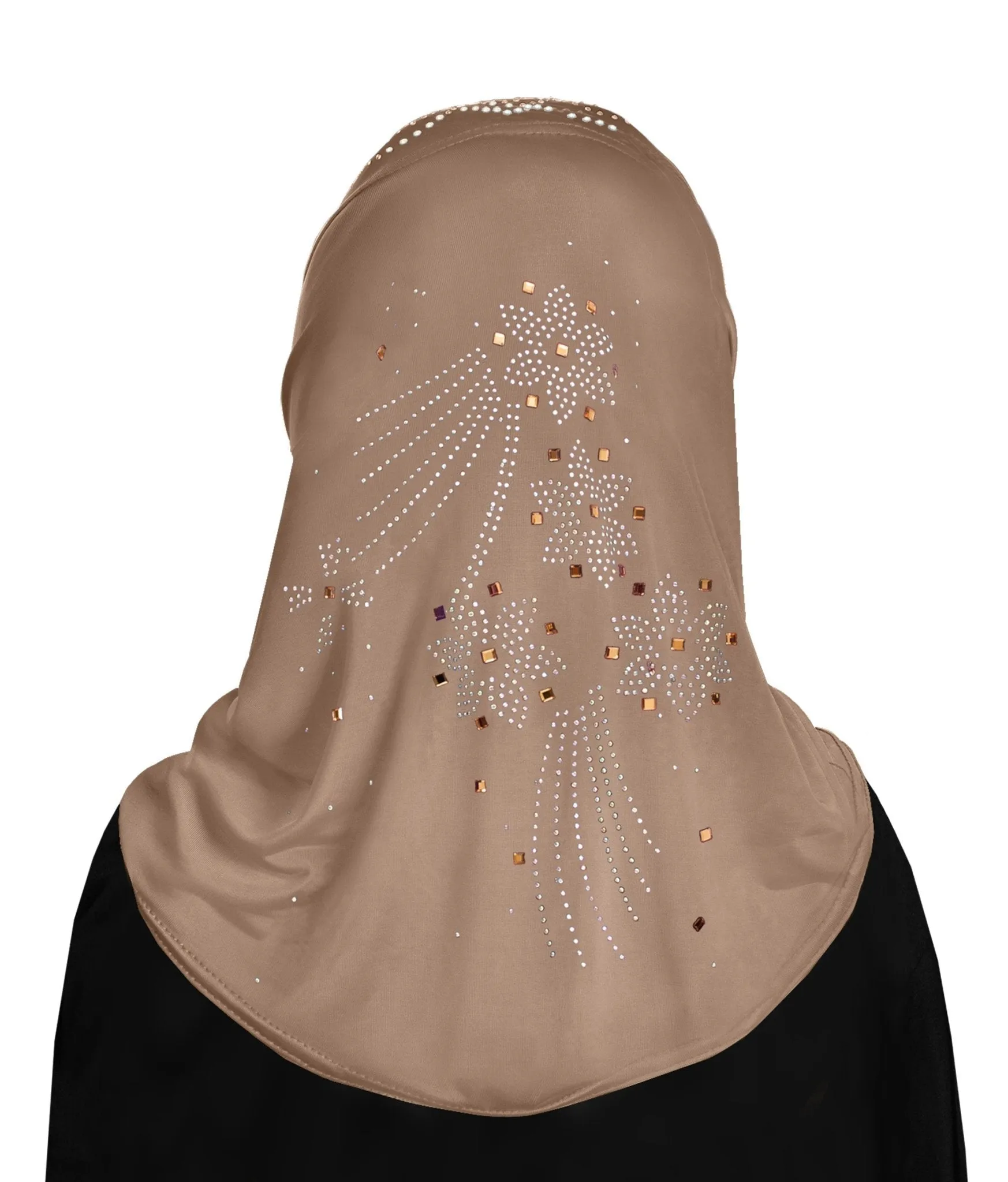 Girl's Aiyah Amira Hijab 1 piece Lycra Pull On Headscarf MADE IN TURKEY