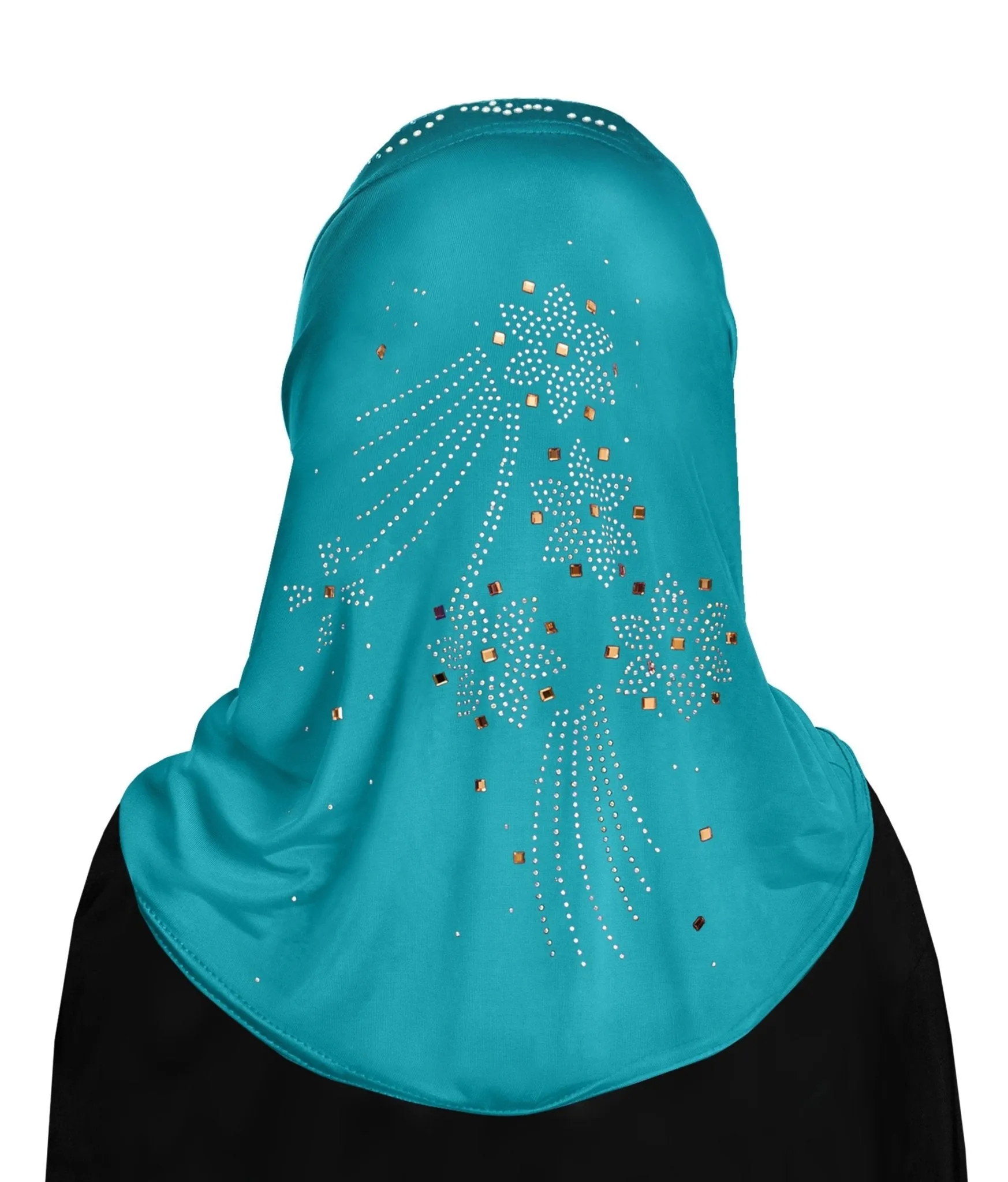 Girl's Aiyah Amira Hijab 1 piece Lycra Pull On Headscarf MADE IN TURKEY