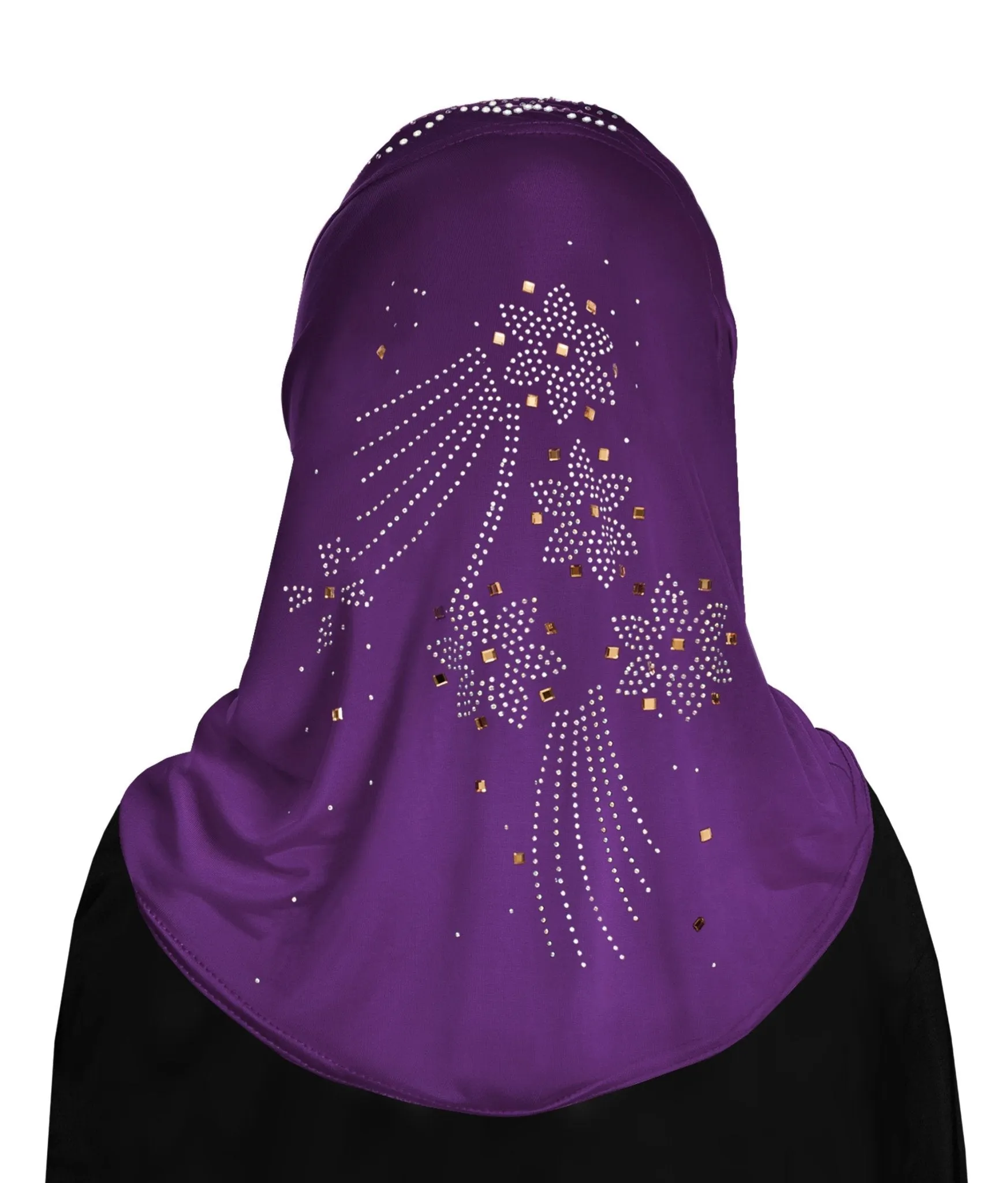 Girl's Aiyah Amira Hijab 1 piece Lycra Pull On Headscarf MADE IN TURKEY