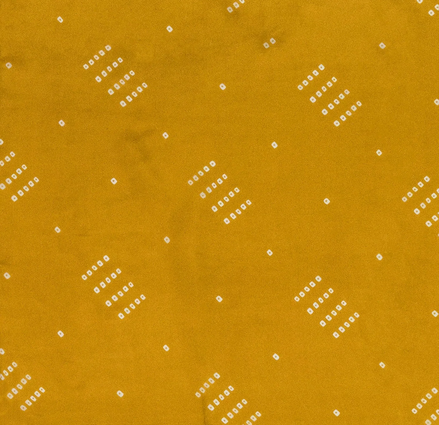 Golden Yellow "Spot'd" Silk Handkerchief