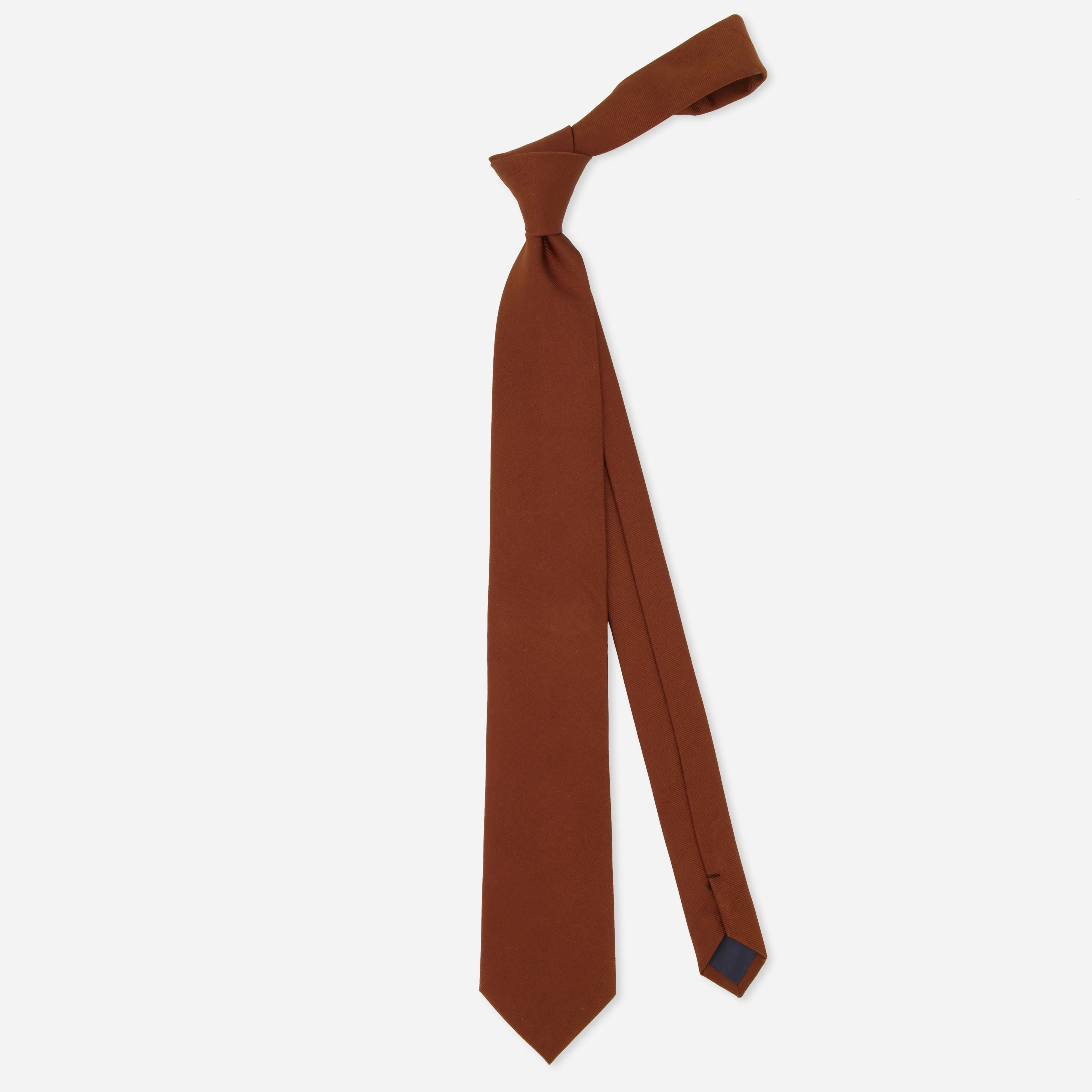 Grosgrain Solid Burnt Sienna Tie