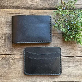 Hand Stitched Wallet, Black