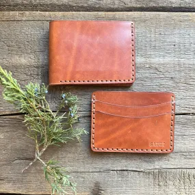 Hand Stitched Wallet, Medium Brown