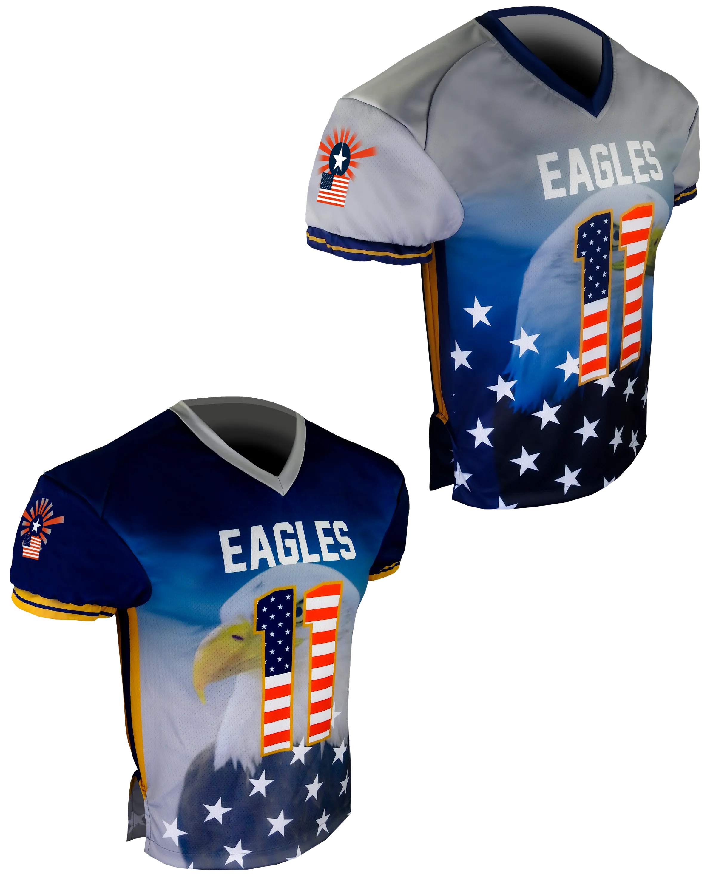 Handoff Garter Sleeve Flag Football Jersey (REVERSIBLE)