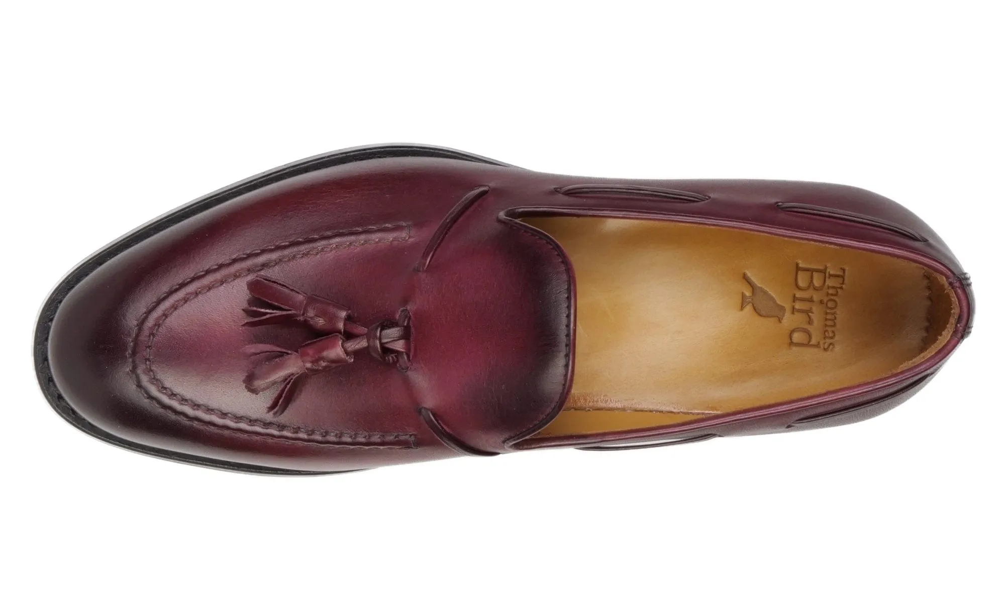 Henley Tassel Loafer Oxblood