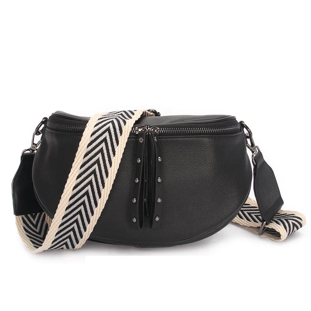 Hi Ho & Co New Rocker Bag Black/Gunmetal