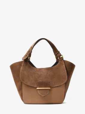 Josie Large Leather and Suede Tote