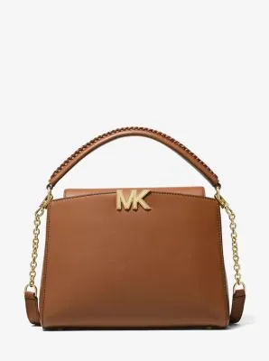 Karlie Medium Leather Satchel