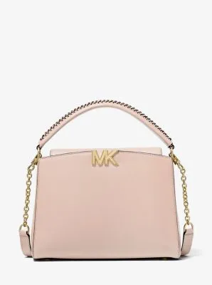 Karlie Medium Leather Satchel