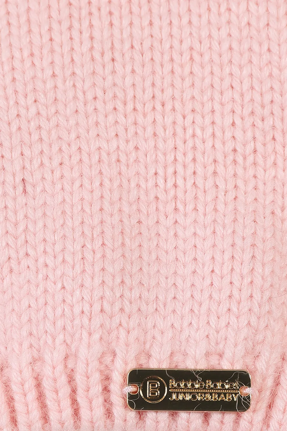 Kitten angora bonnet / Pink