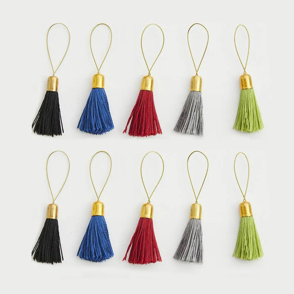 KnitPro Lantern Moon Tassel Stitch Markers (Set of 10) (350642)