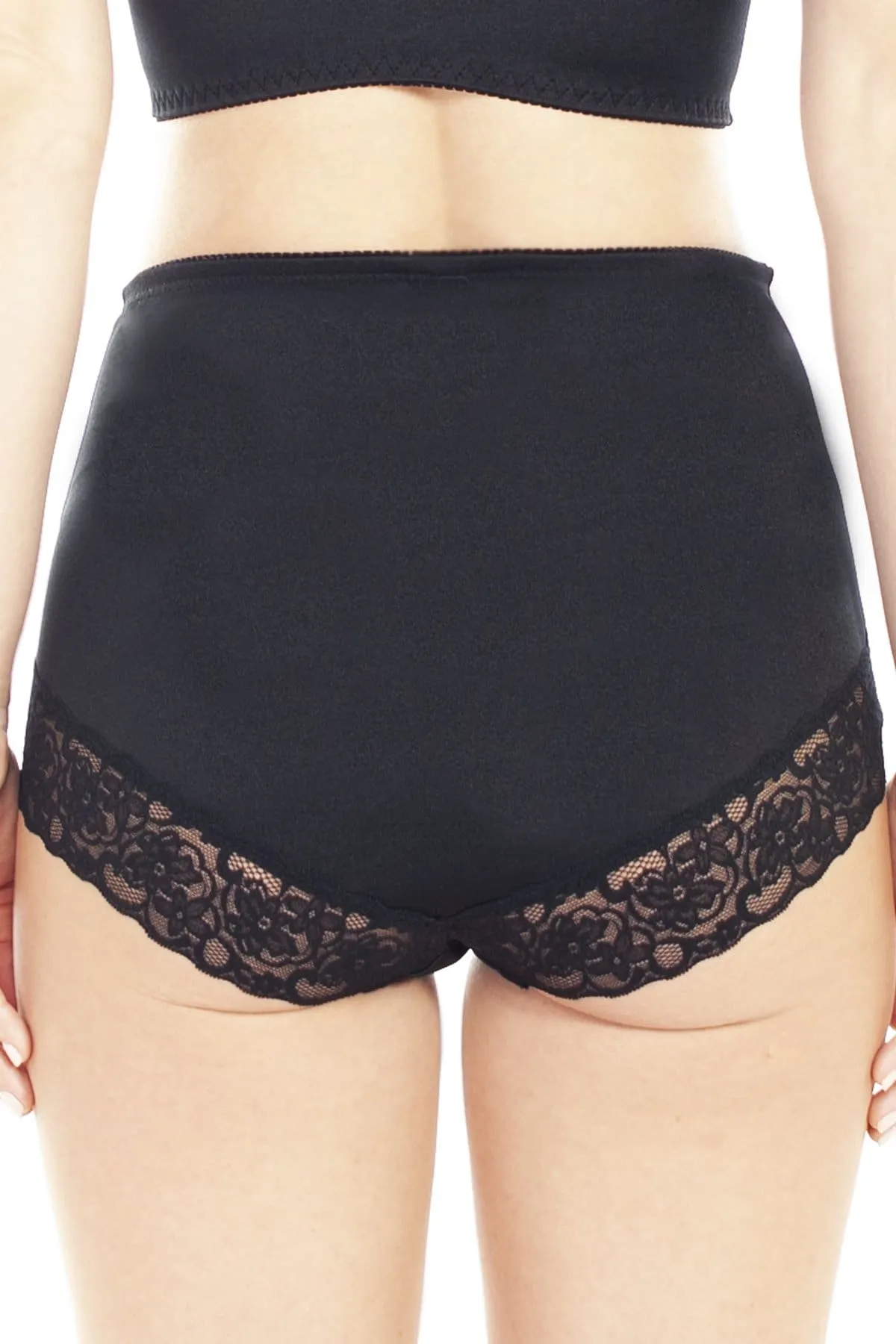 Lace Trim Brief Panty