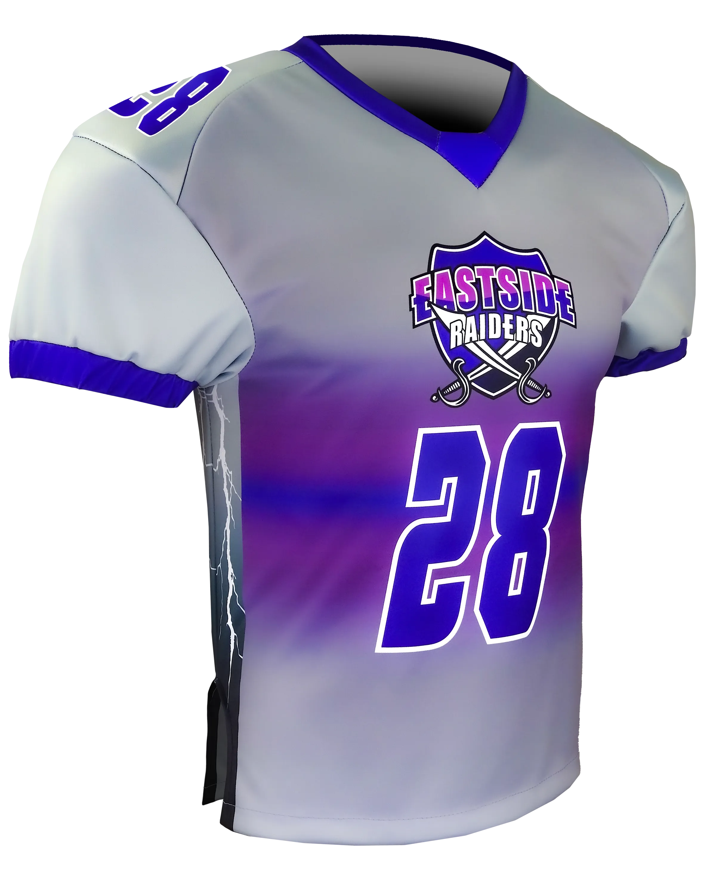 Lateral Garter Sleeve Flag Football Jersey