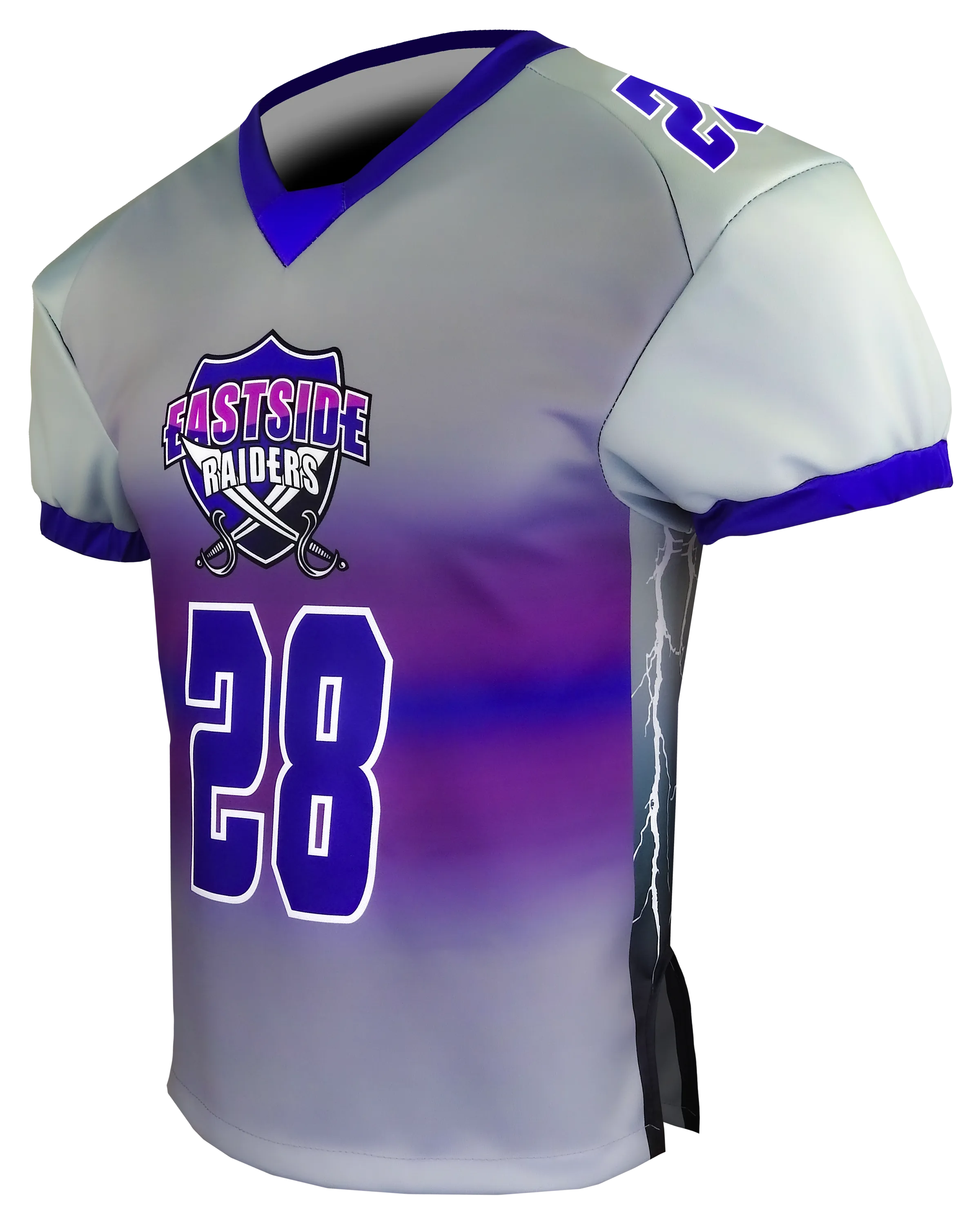 Lateral Garter Sleeve Flag Football Jersey