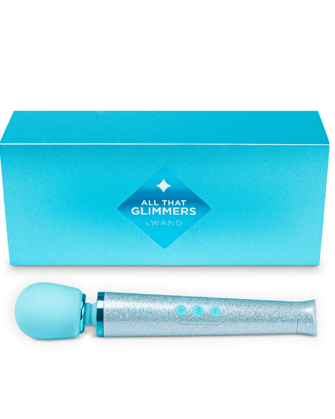 Le Wand All That Glimmers Wand Vibrator - Blue