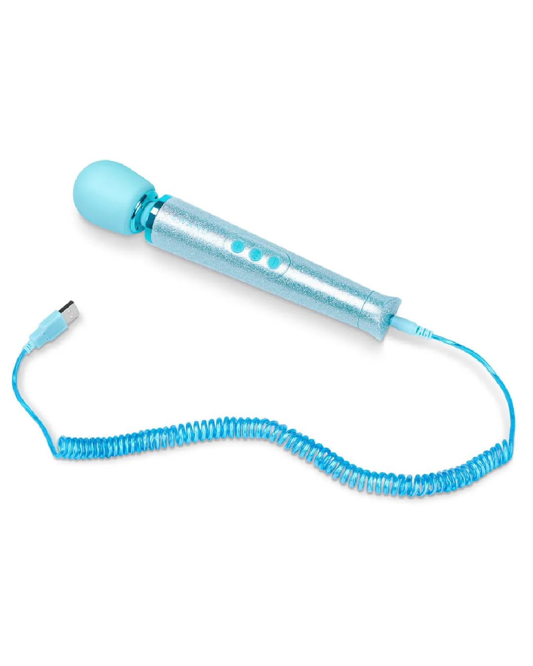 Le Wand All That Glimmers Wand Vibrator - Blue