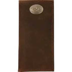 Leather Checkbook Wallet