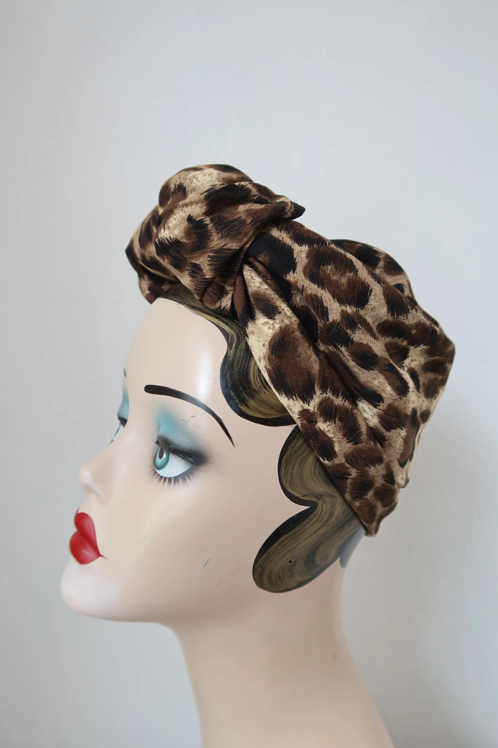 Leopard Print Vintage Style Bag Set