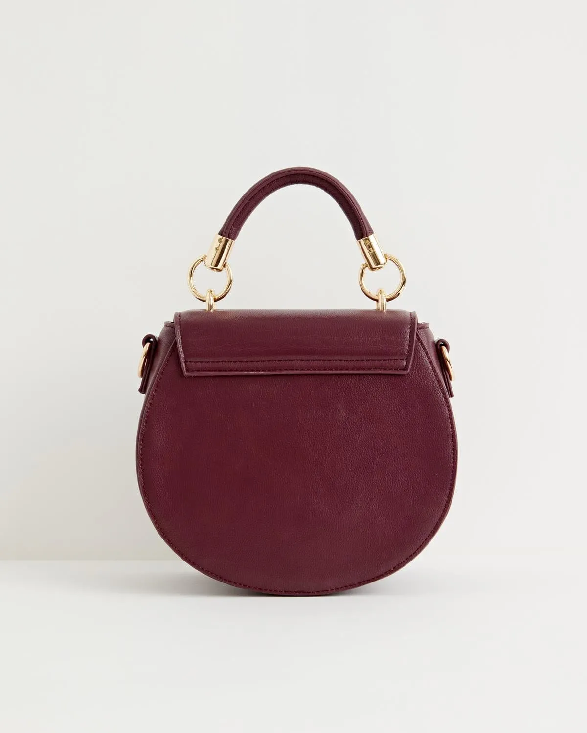 Liberty Saddle Bag - Burgundy