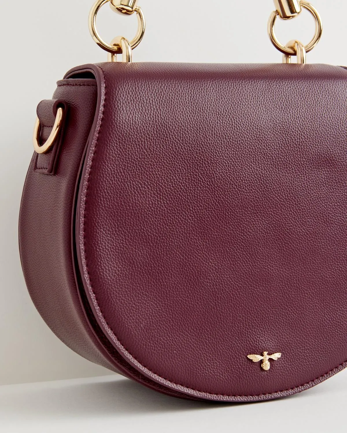 Liberty Saddle Bag - Burgundy