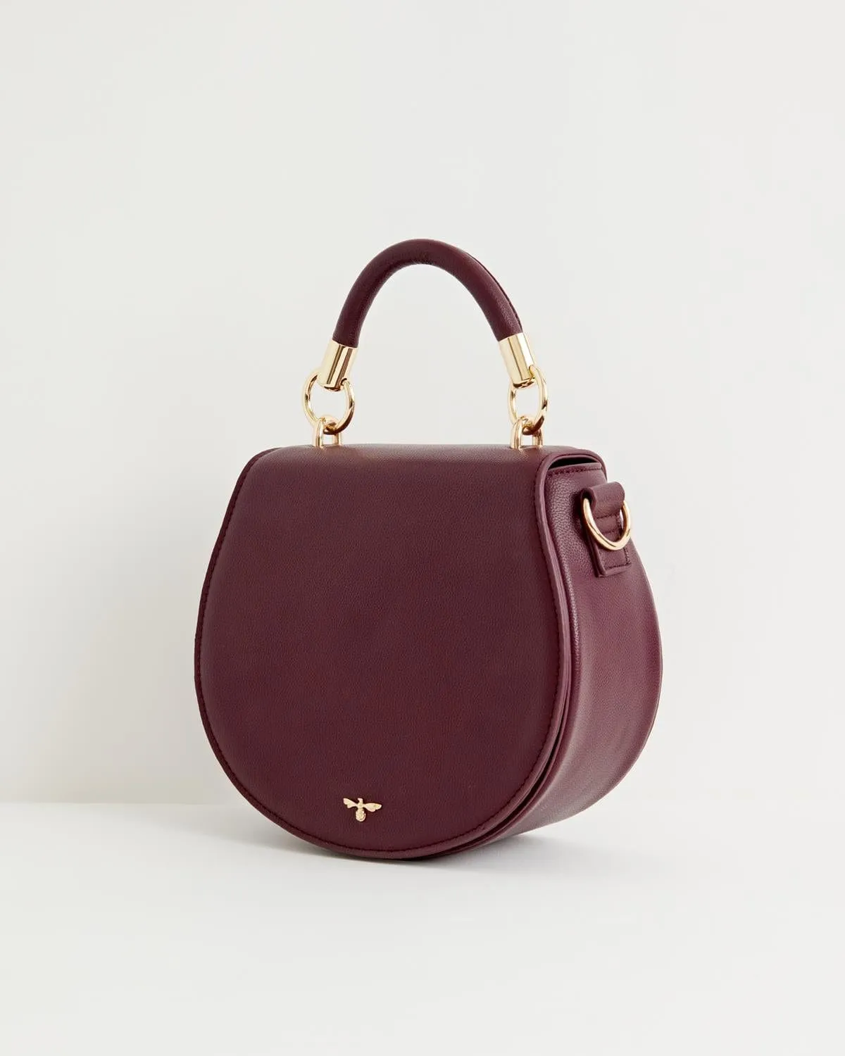 Liberty Saddle Bag - Burgundy