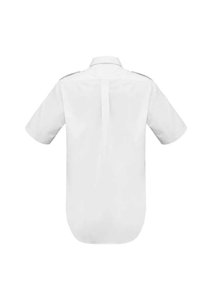 Mens Epaulette Short Sleeve Shirt