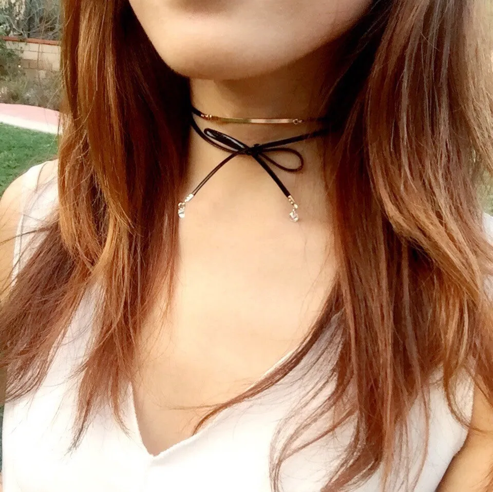 Metal Bar Choker