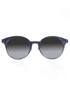 Metal Frame Oval Sunglasses