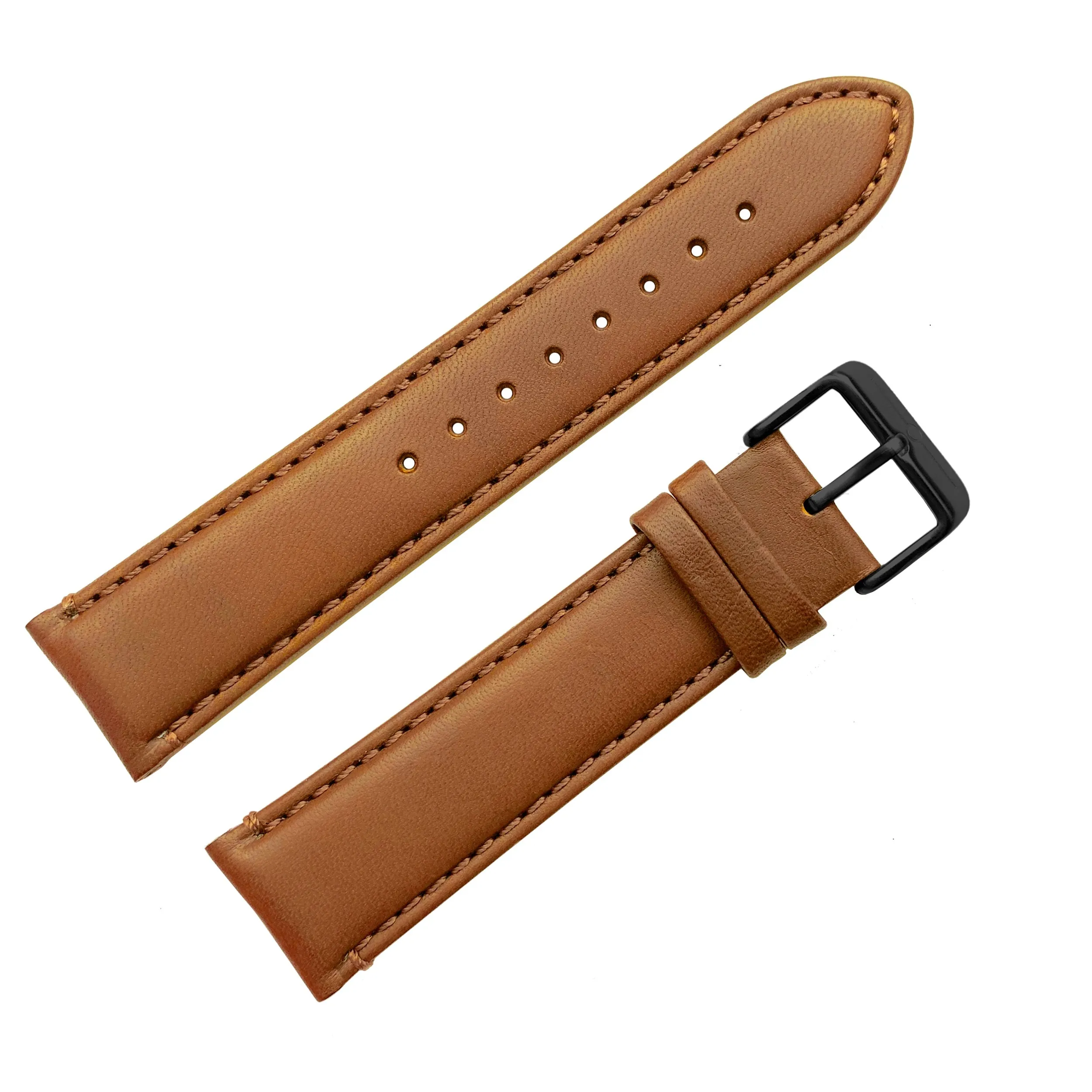 No.29 Italian Leather Tan Strap Black Tang Buckle