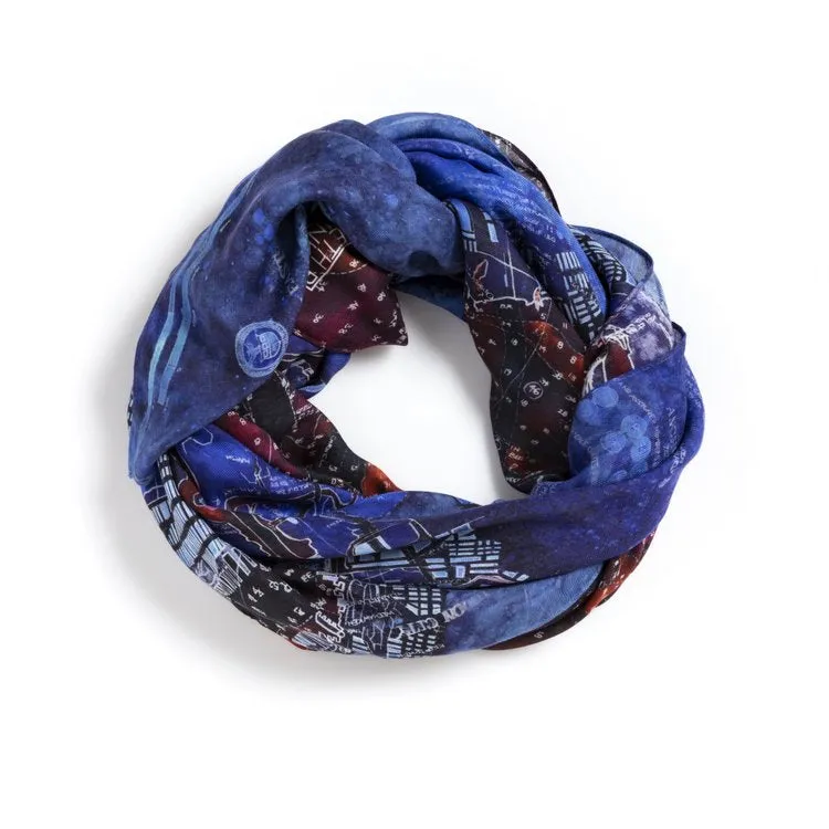 [ny harbor blue] [square scarf]