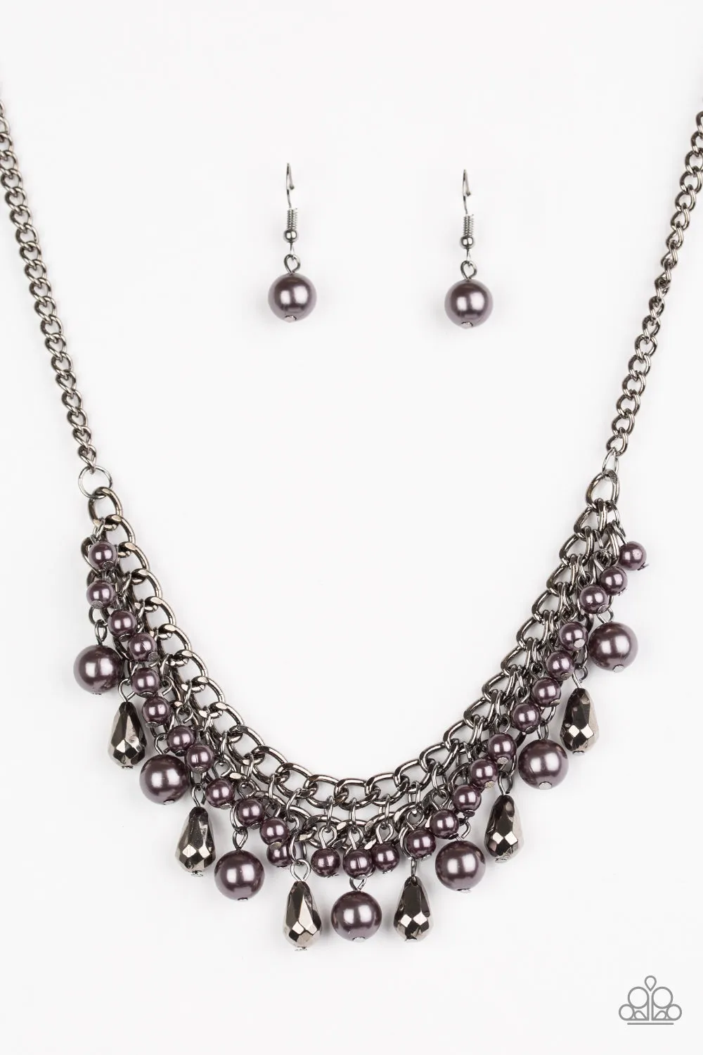 Paparazzi Accessories  - Imperial Idol - #N170 Peg- Black Necklace