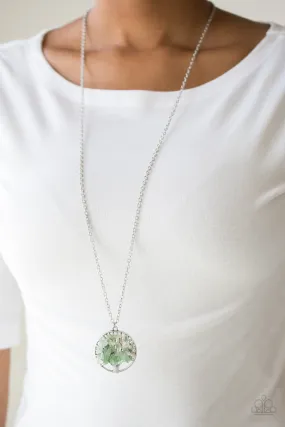 Paparazzi Accessories  - Naturally Nirvana #N814 Box 9 - Green Necklace