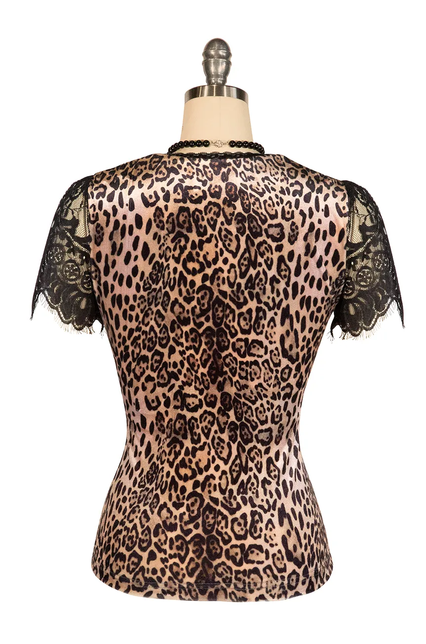 Queen Of The Jungle Velvet Top