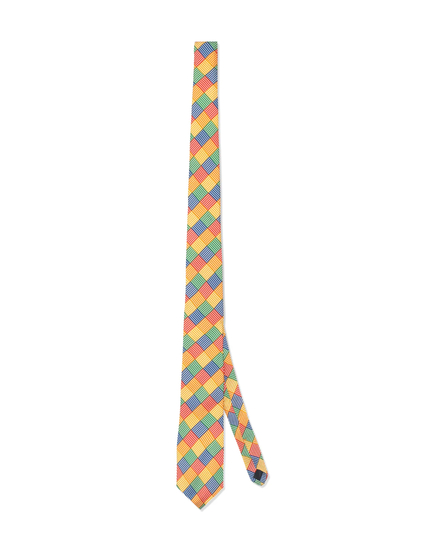 Rainbow Hopscotch Printed Silk Tie