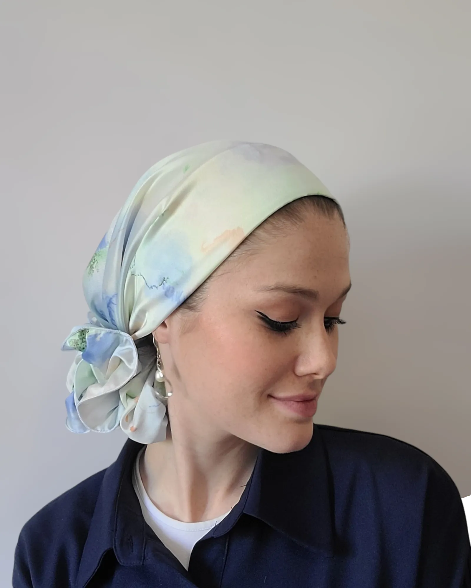 Rinati Lakel Lily Long Scarf with Scrunchie