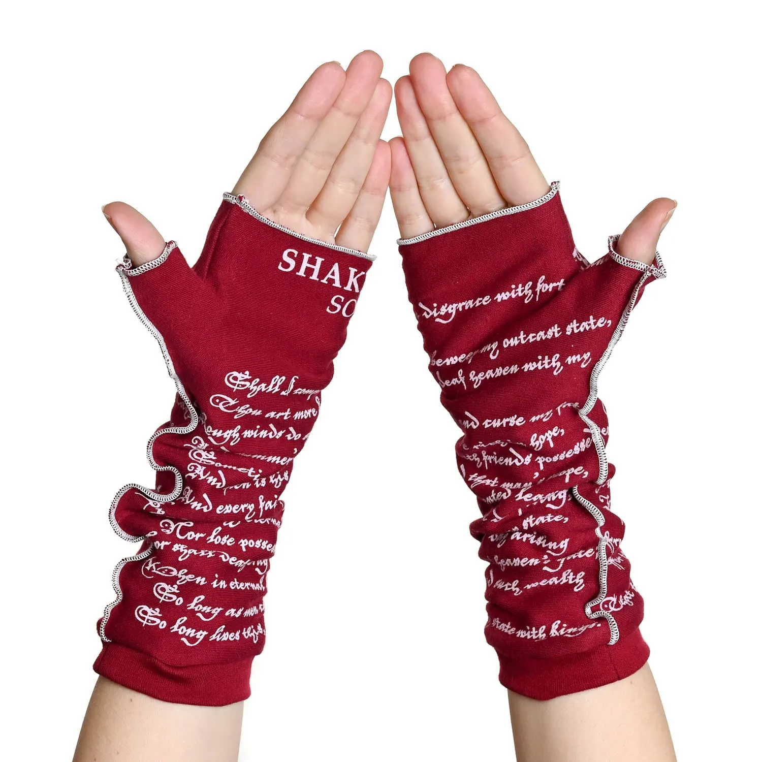 Shakespeare's Sonnets Writing Gloves