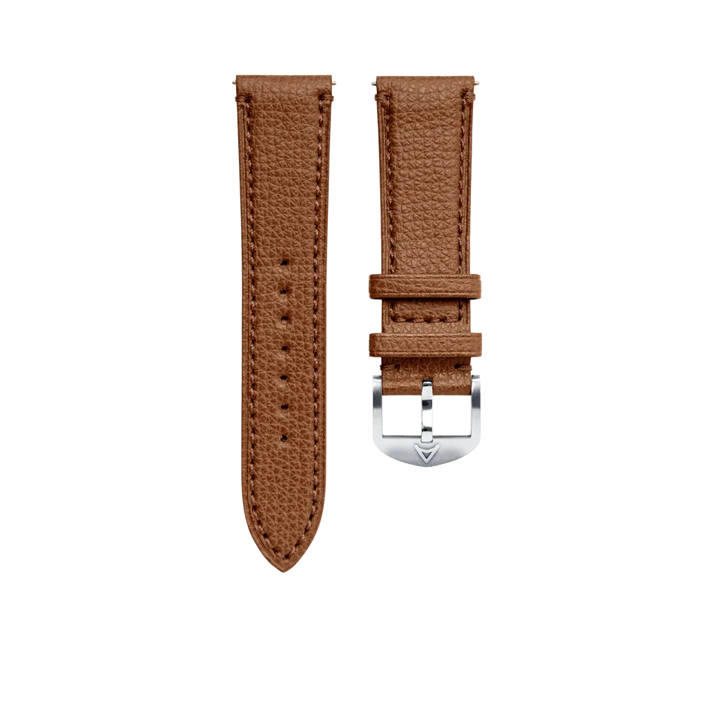 Short Lion Tan Granolo Leather Strap