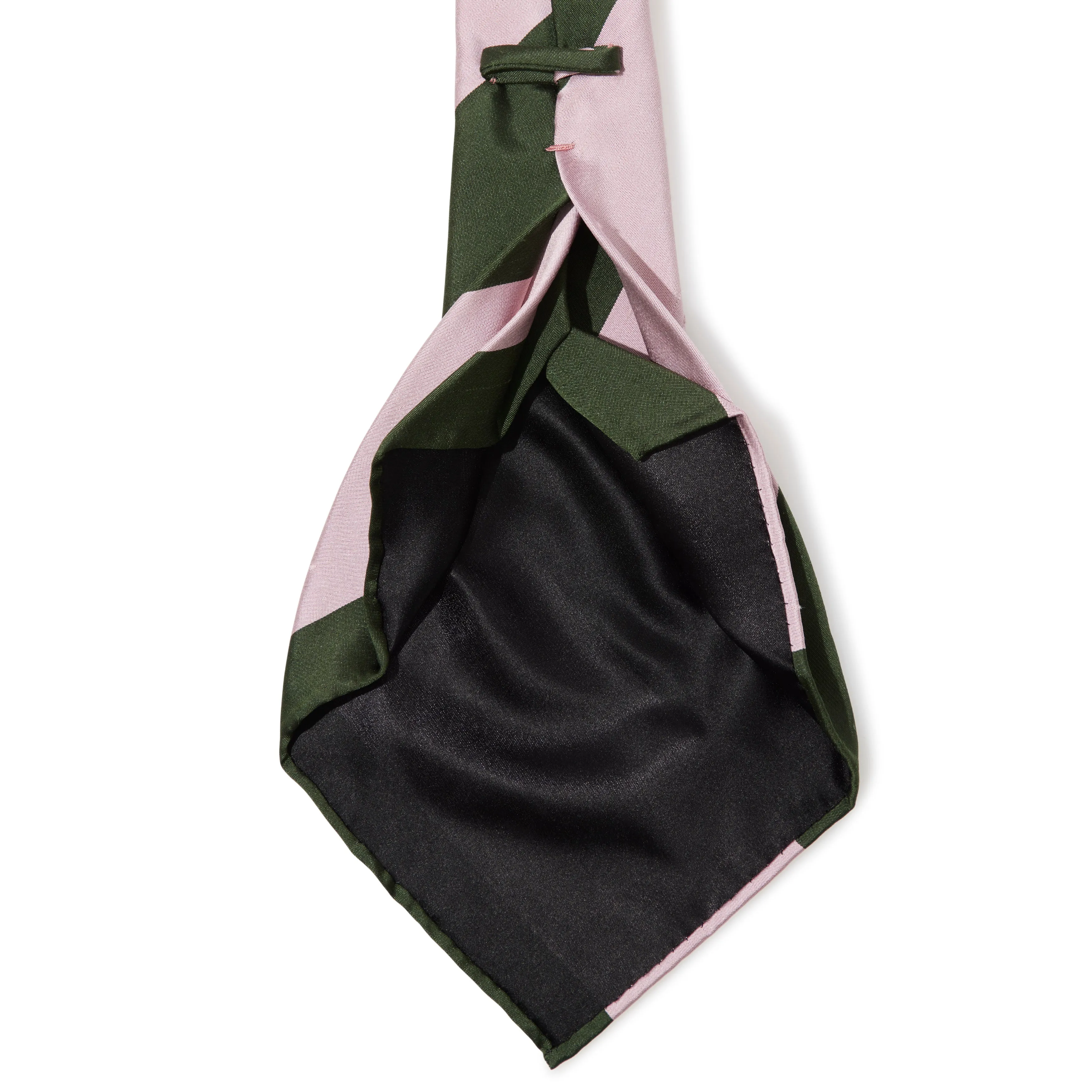 Silk Big Stripe Seven-fold Tie