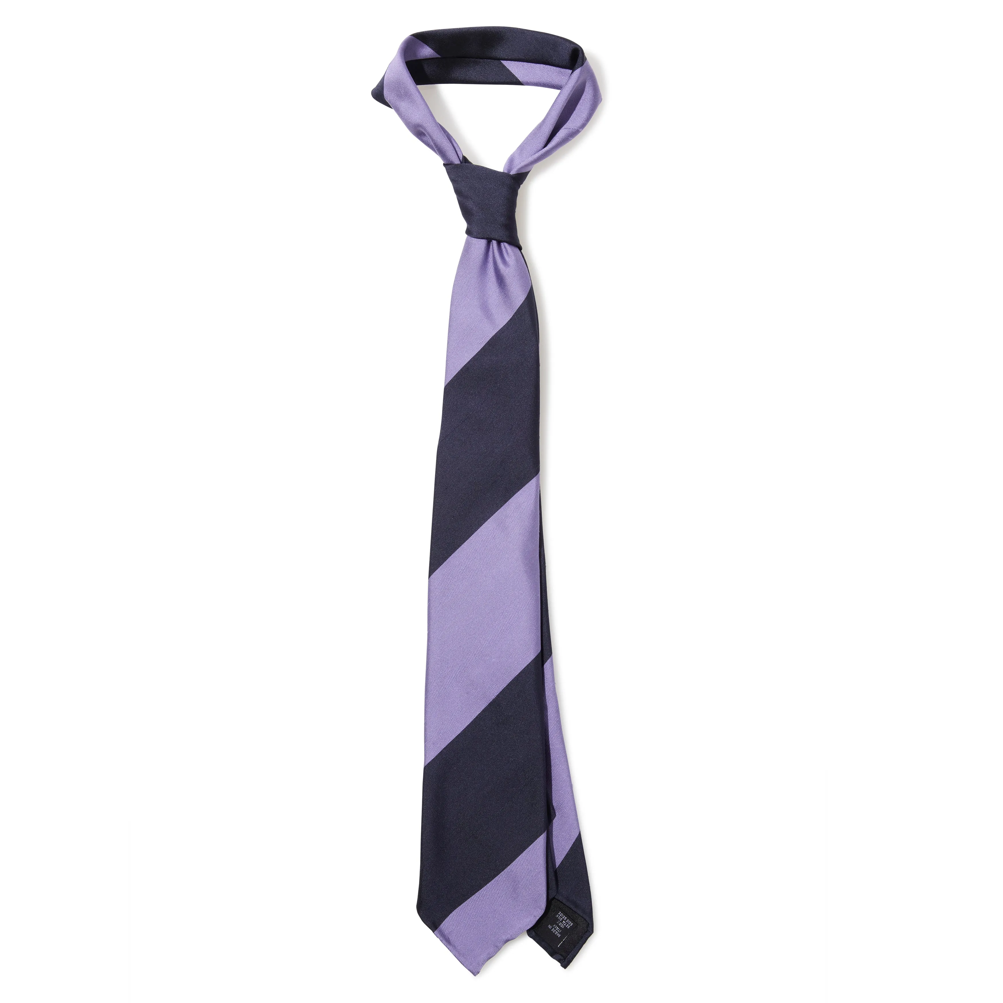 Silk Big Stripe Seven-fold Tie