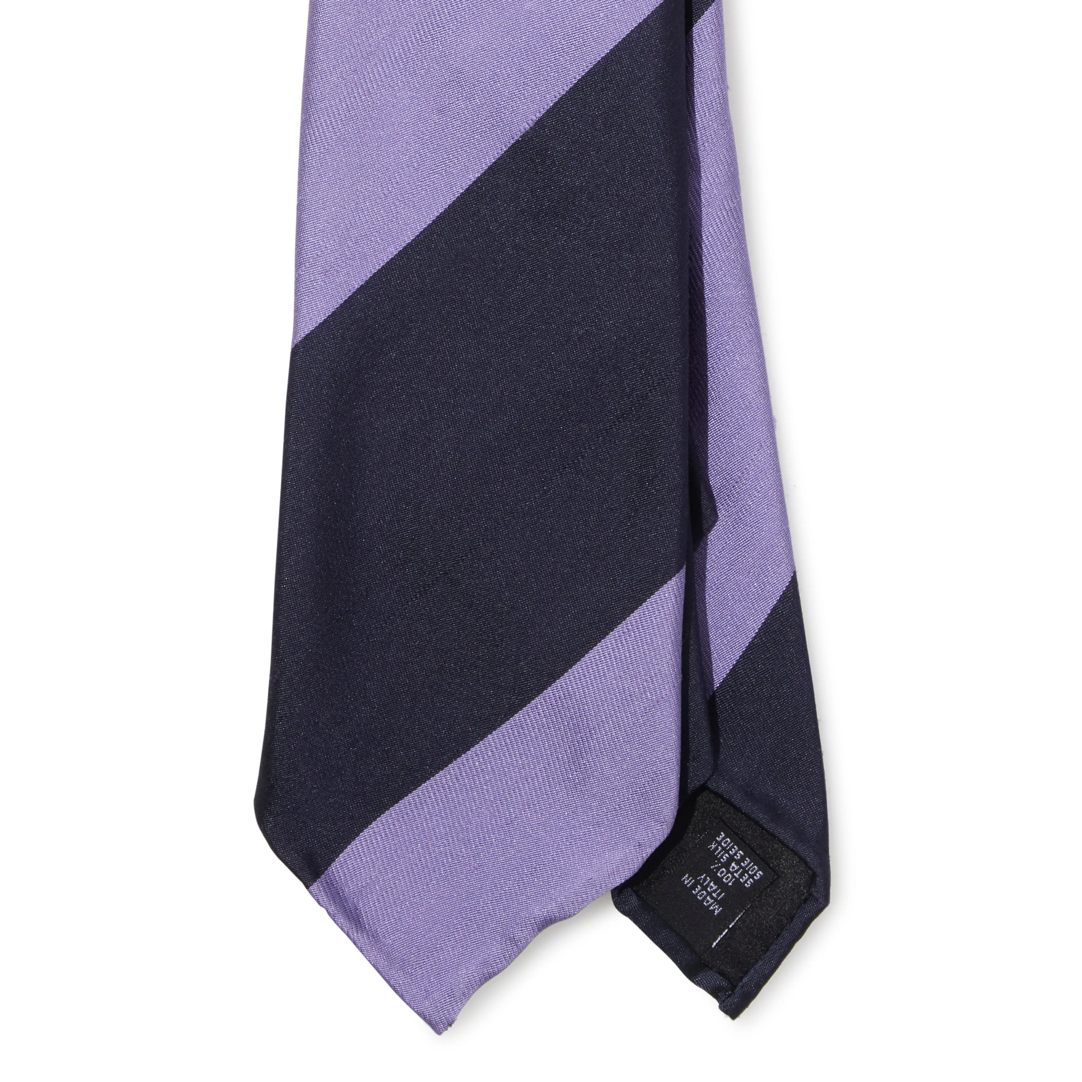 Silk Big Stripe Seven-fold Tie