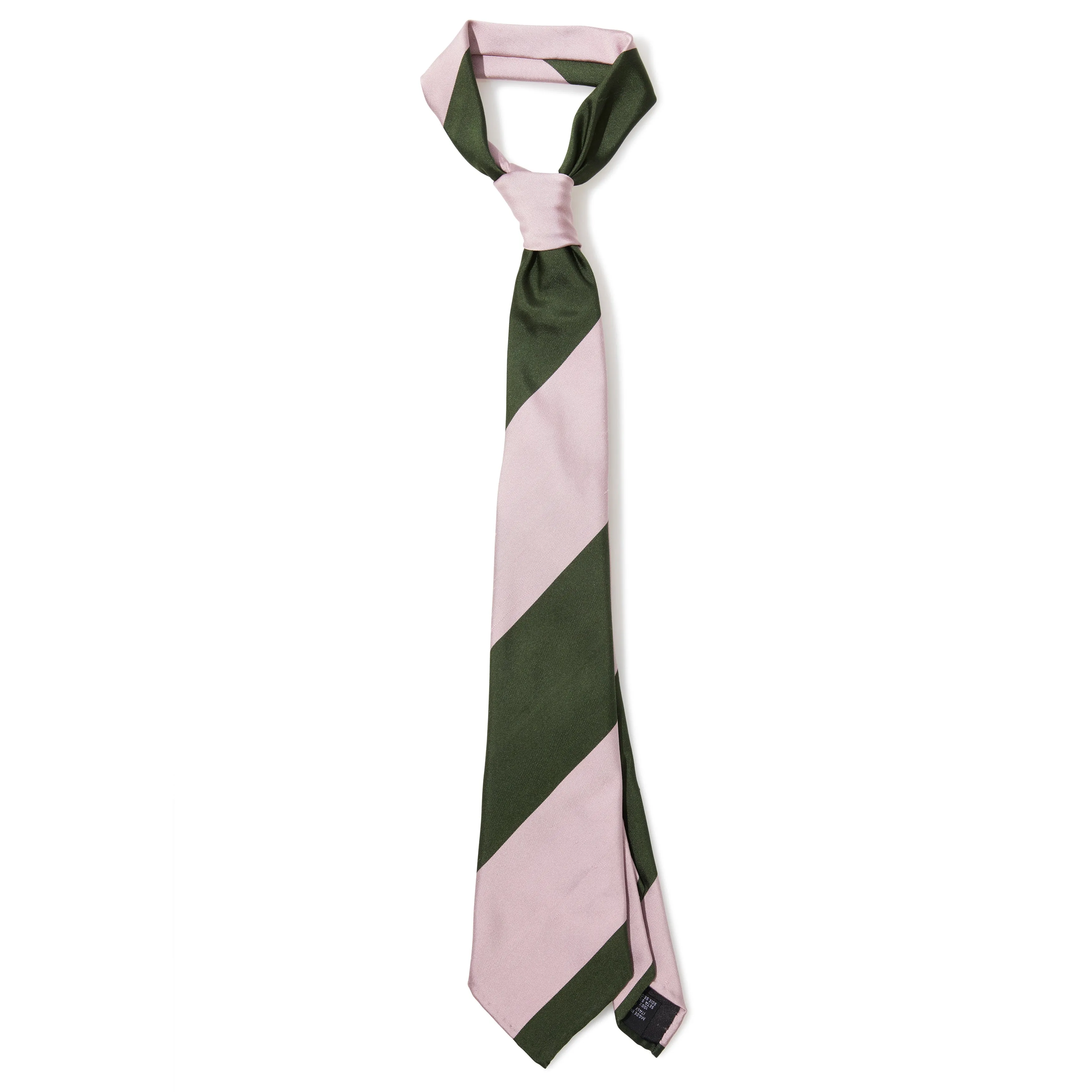 Silk Big Stripe Seven-fold Tie