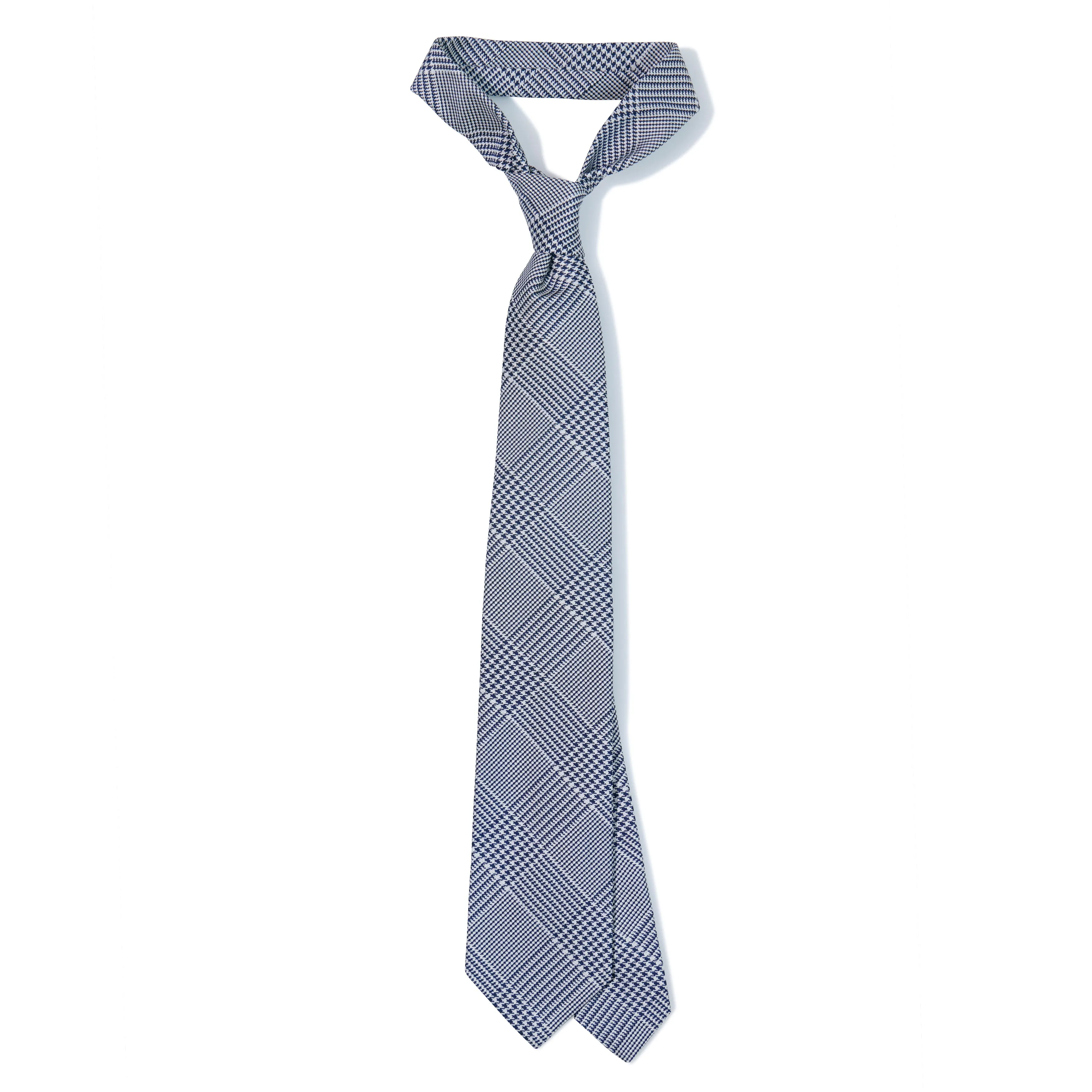 Silk Glen Plaid Tipped Tie