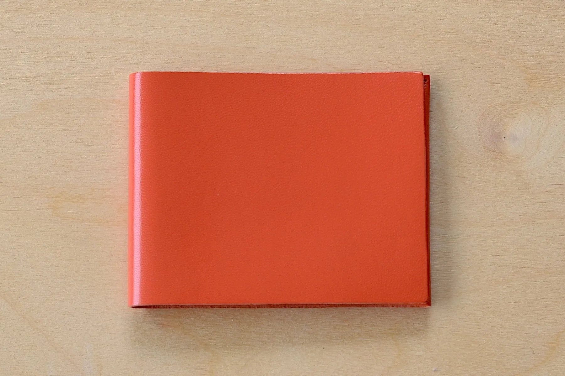 Simple Flap Wallet in Orange, Red and Yellow Web