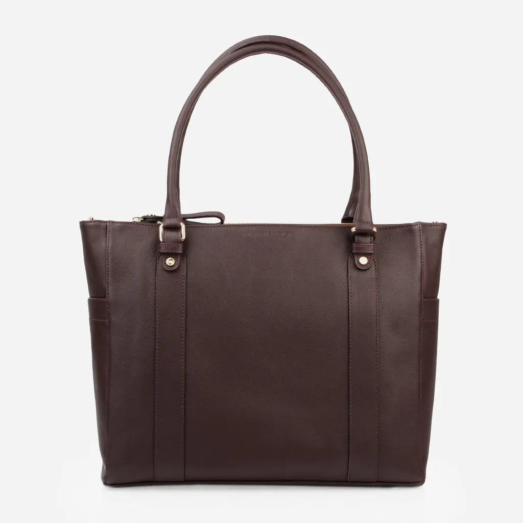 The Colleague Tote Plum