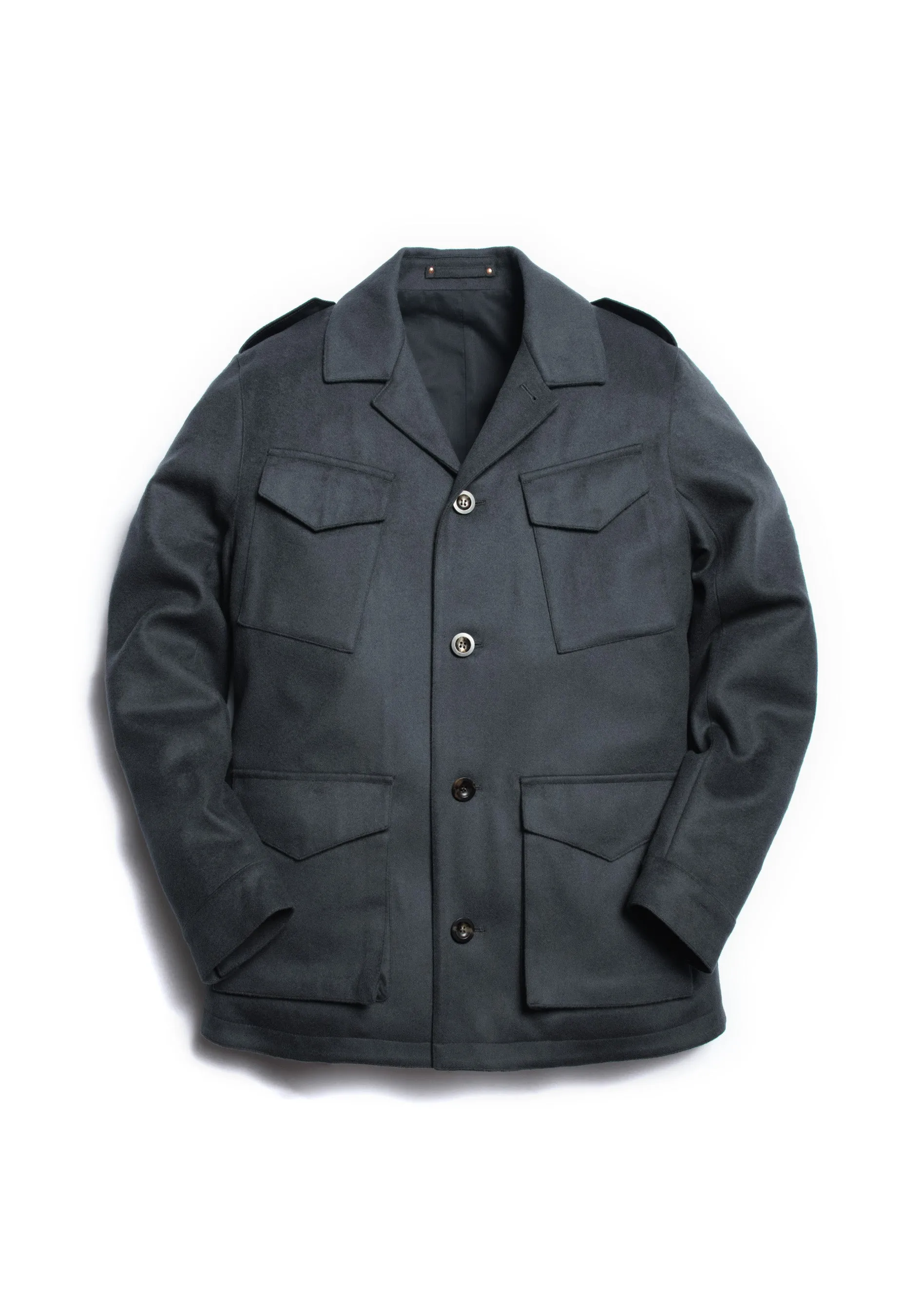 The Doeskin Revere Field Jacket - Cobble Grey