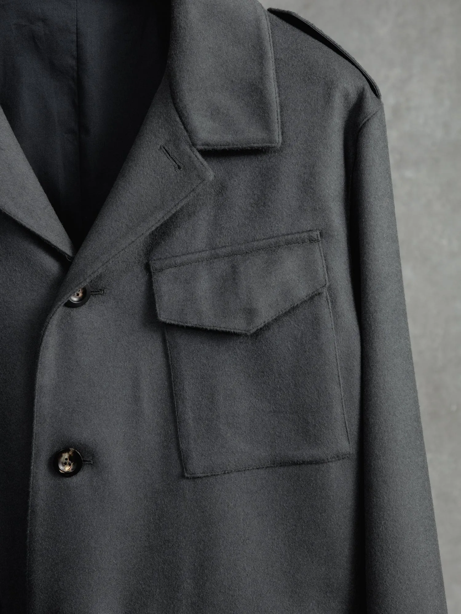 The Doeskin Revere Field Jacket - Cobble Grey