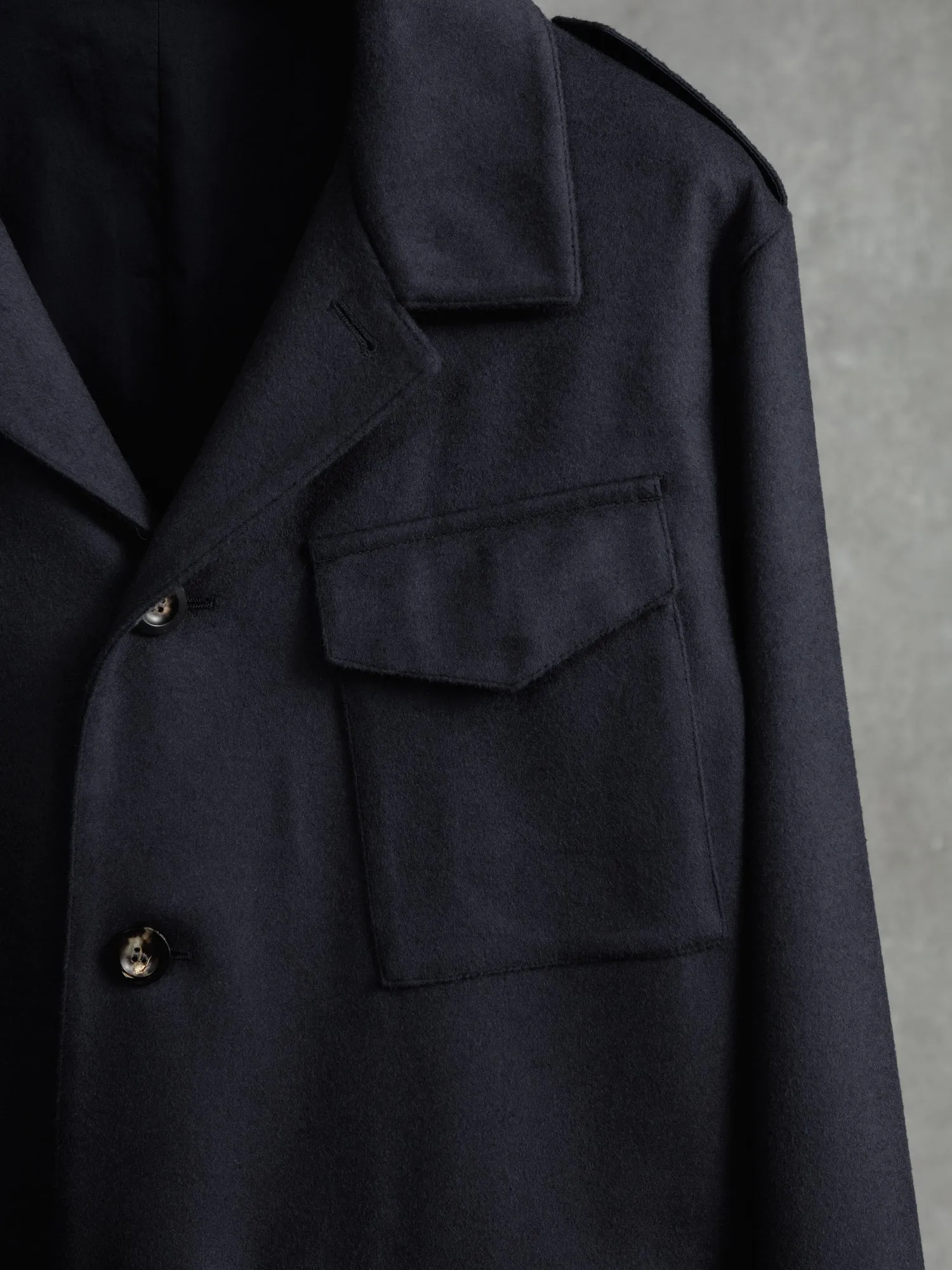 The Doeskin Revere Field Jacket - Navy