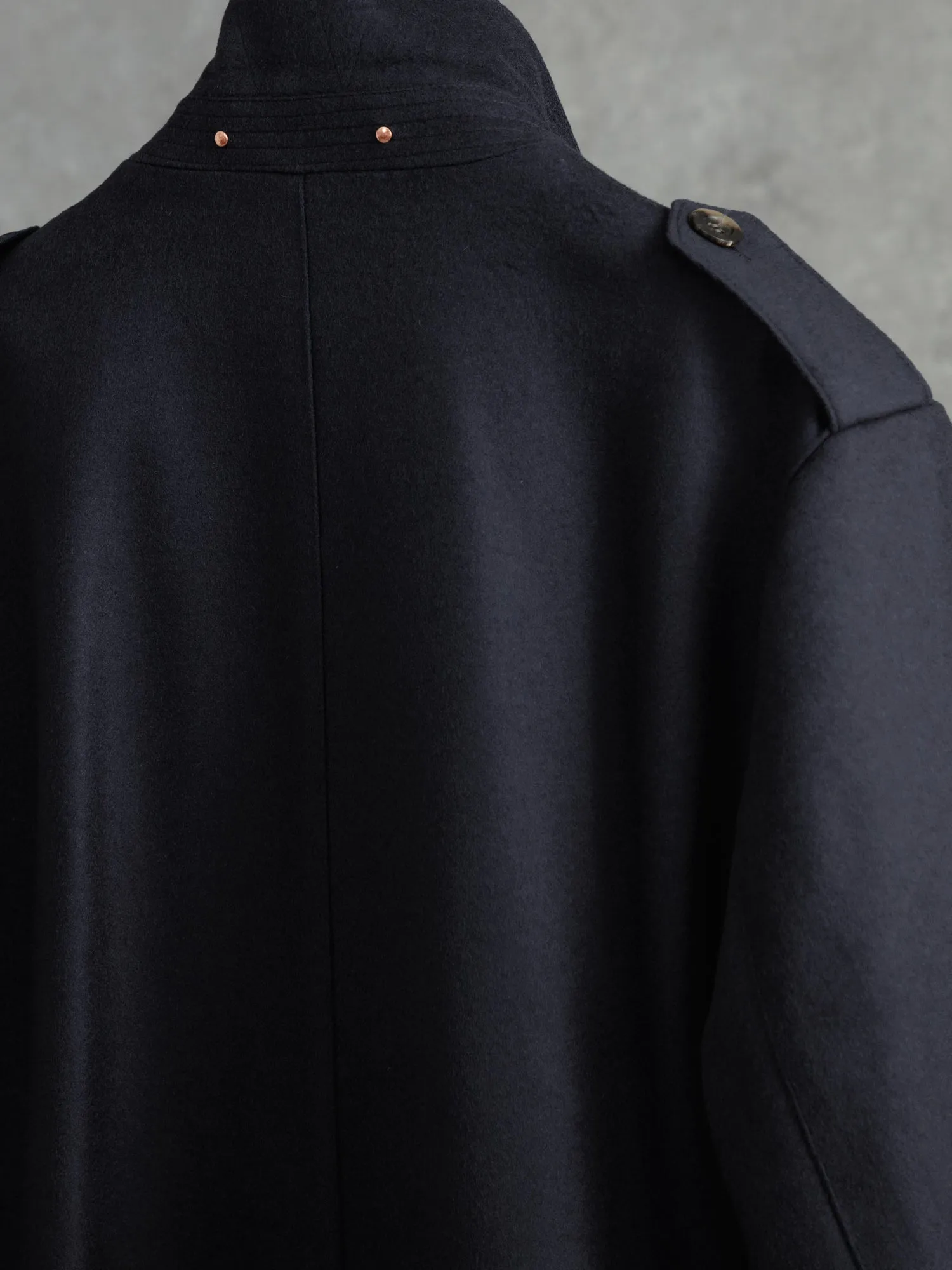 The Doeskin Revere Field Jacket - Navy